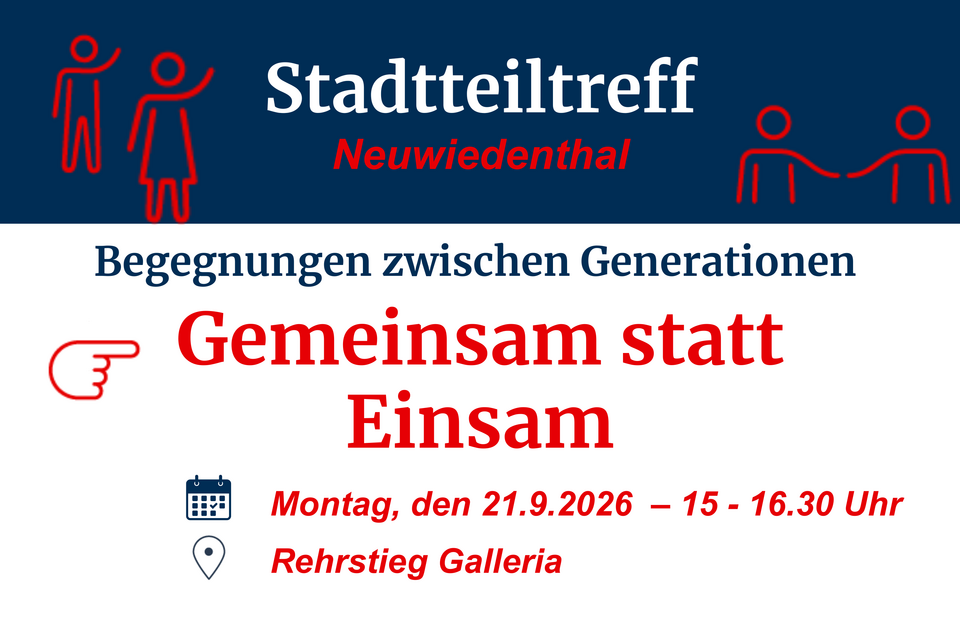 Gemeinsam statt Einsam
